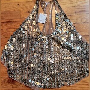 Free people embellished tank top